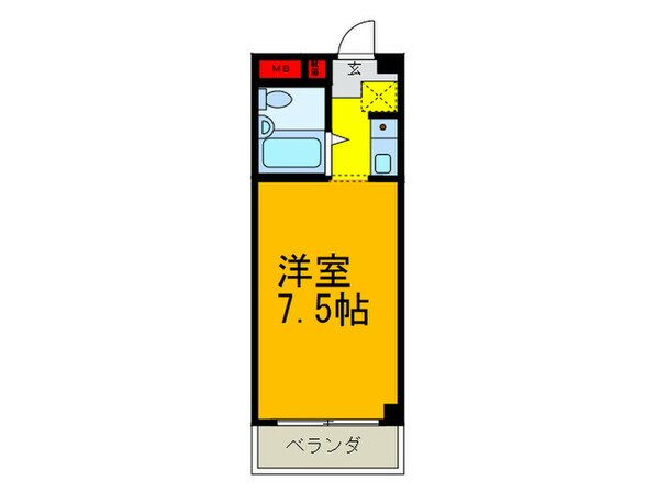 エンジェルハイツ昭和町の物件間取画像